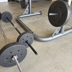 Squat Rack plus Weights Package