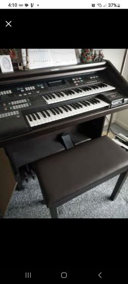 Technics Electronic Organ with Bench