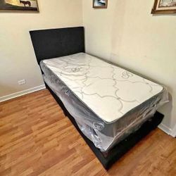 New Twin Bed With Matres For $250