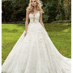 MORILEE BRIDAL BY MADELINE GARDNER 8128 SIZE 12 Maritza Wedding Dress Thumbnail