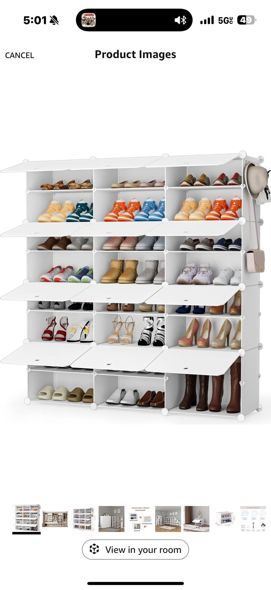 HOMIEDEC shoe/clothes Storage Cabinet Set