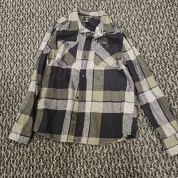 Urban  long-sleeved flannel shirt