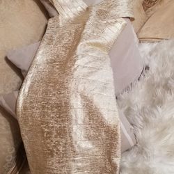 Stretch Gold Dress By BEBE $10