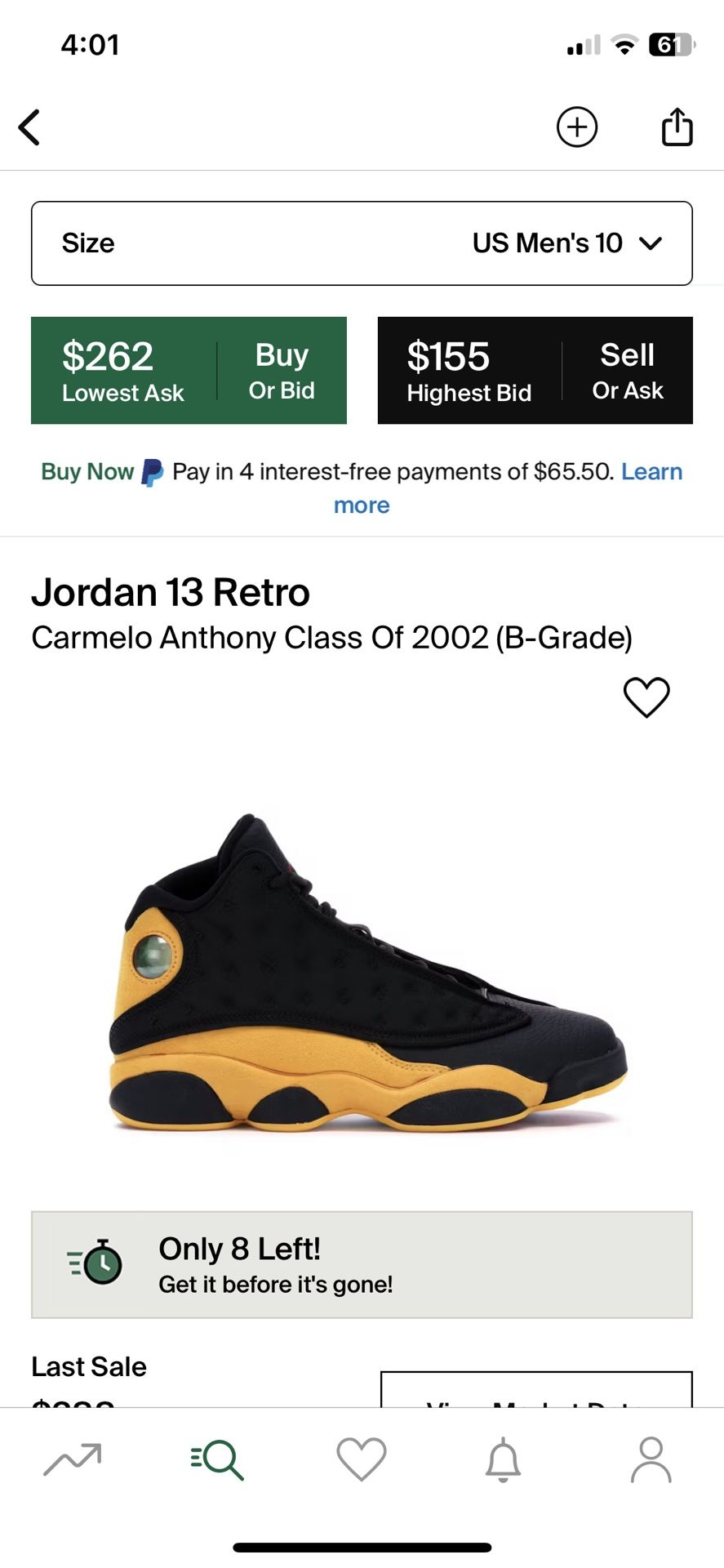 Jordan 13 Retro Melos Class Of 2002 Size DS