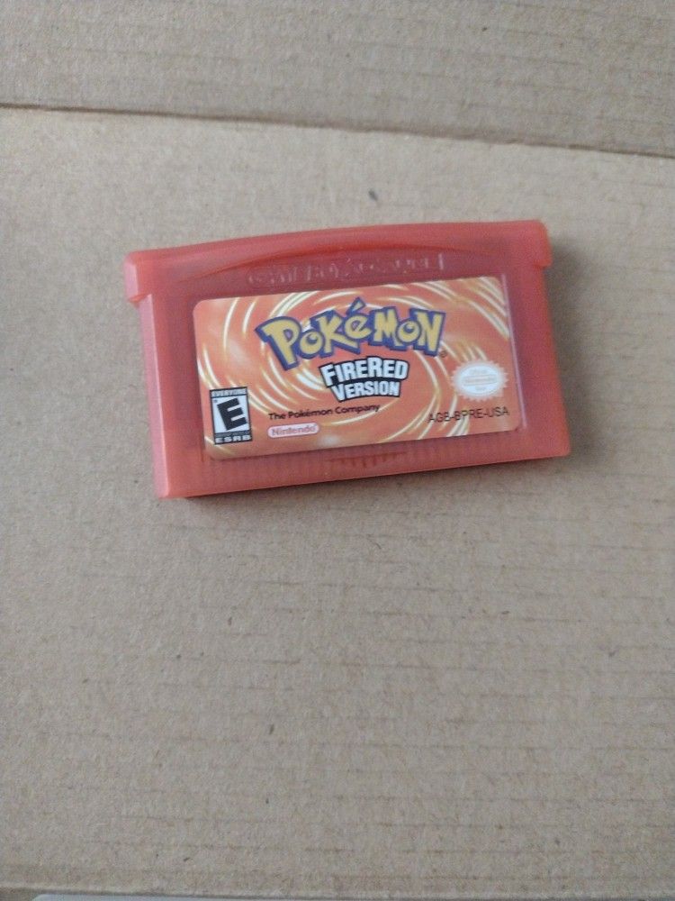 Pokemon FireRed Version Nintendo Gameboy Advance