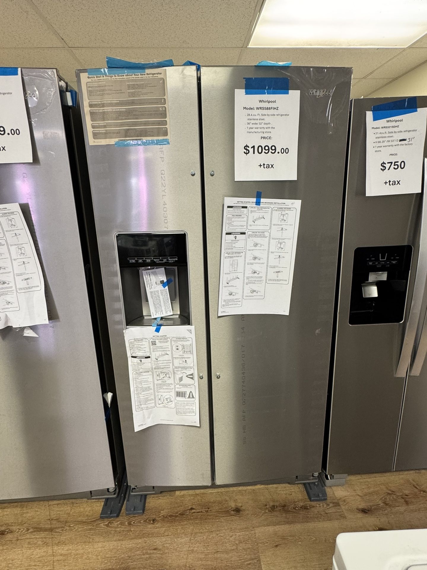 Whirlpool Refrigerators Side By Side St