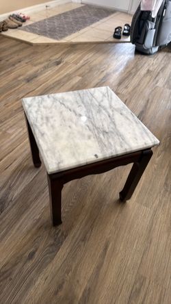 Marble end table