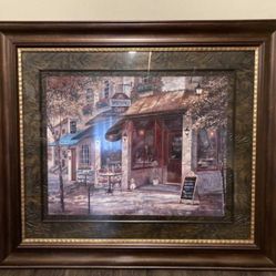 Framed Art of Winston's Cafe