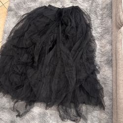 Black Tutu Skirt Women  Adult Tutu XL 