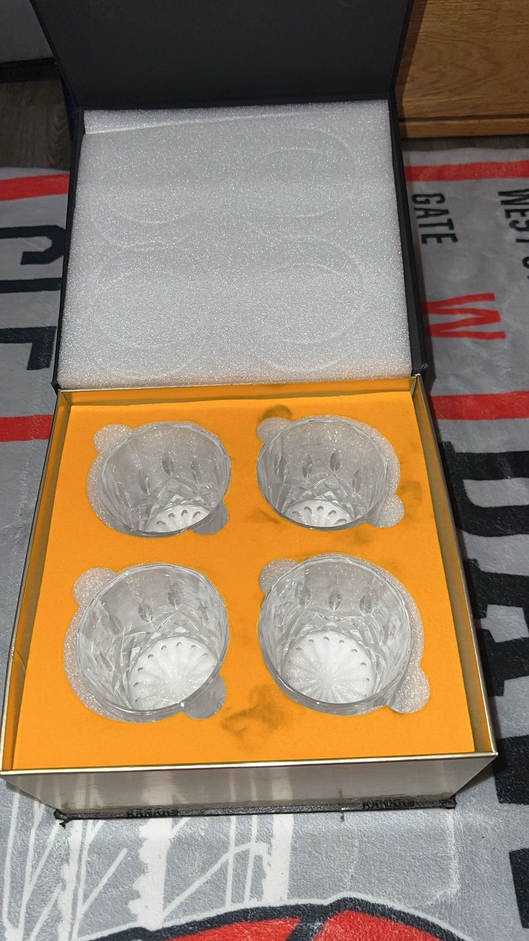 KANARS Ultra Clarity Crystal Old Fashioned Whiskey Glasses - 10 Oz - Set of 4