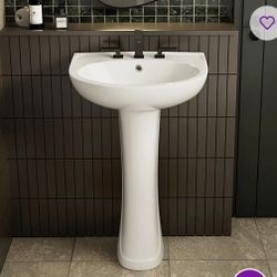 New  Pedestal Sink By Toto