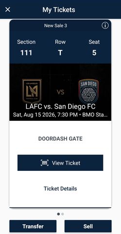 Lafc vs San Diego FC