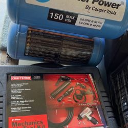 Master Power Air Compressor With Air Took Kit