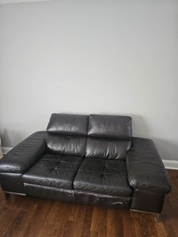 Leather couches
