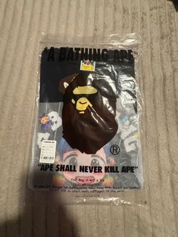 BNWT A Bathing Ape BAPE T-Shirt Black Size L