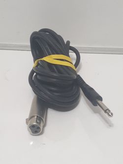 Microphone XLR To 1/4 Inch Connection,.15 Ft. Cord. Works Great