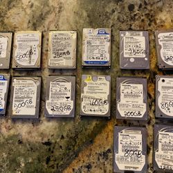 Laptop Sata Hard drives
