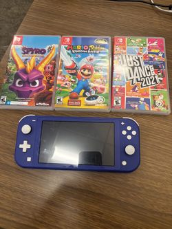 Switch lite and games! (150 OBO)