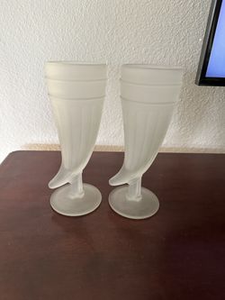 2 Frosted Beer Steins Reduced