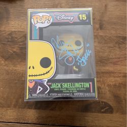 $165 Nightmare Before Christmas Signed Funko Pop 