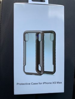 Aluminum iPhone XS Max full body protection case with tempered Glass screen protector