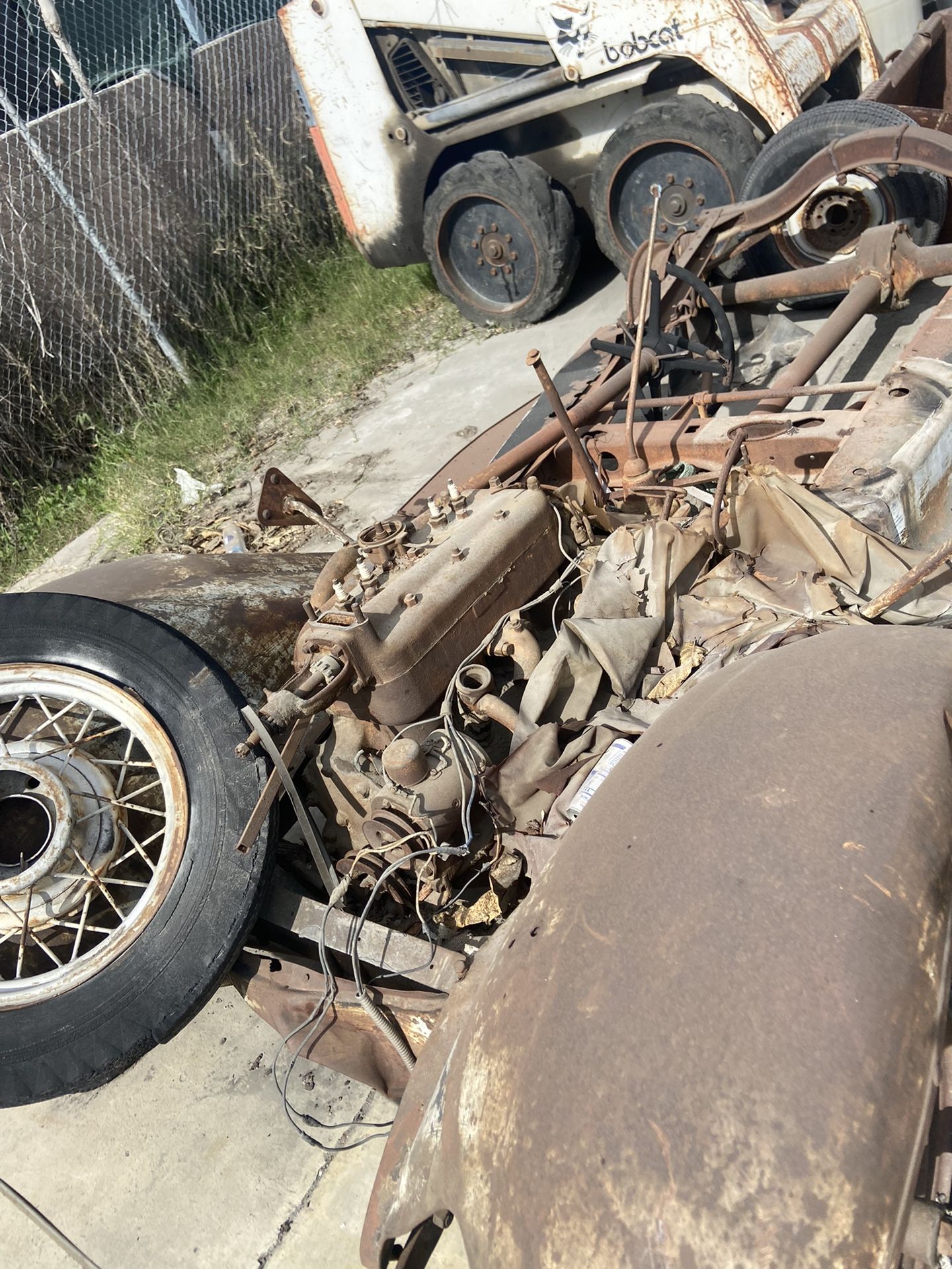 Model A Frame Engine Transmission Rear end for Sale in Phillips Ranch