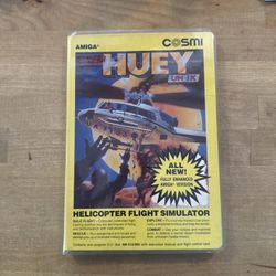 SUPER HUEY Helicopter Flight Simulator COSMI Amiga  Computer