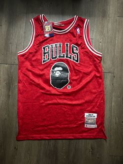 BAPE x Mitchell & Ness Bulls NBA Jersey
