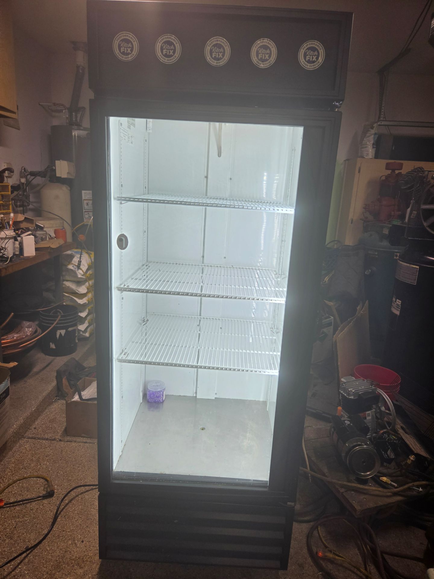 Coke True Mfg 27 Cubic Feet Commercial Glass Door Merchandiser Cooler Refrigerator