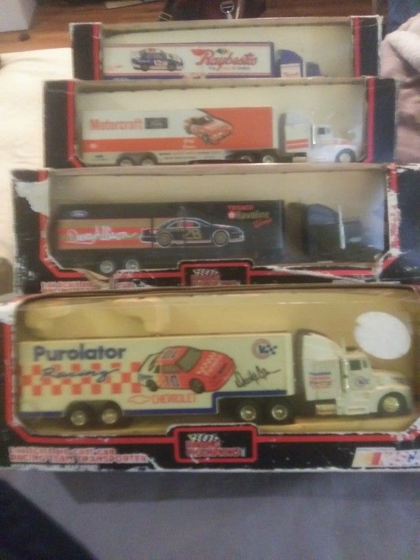 4 NASCAR Vtg Transporters