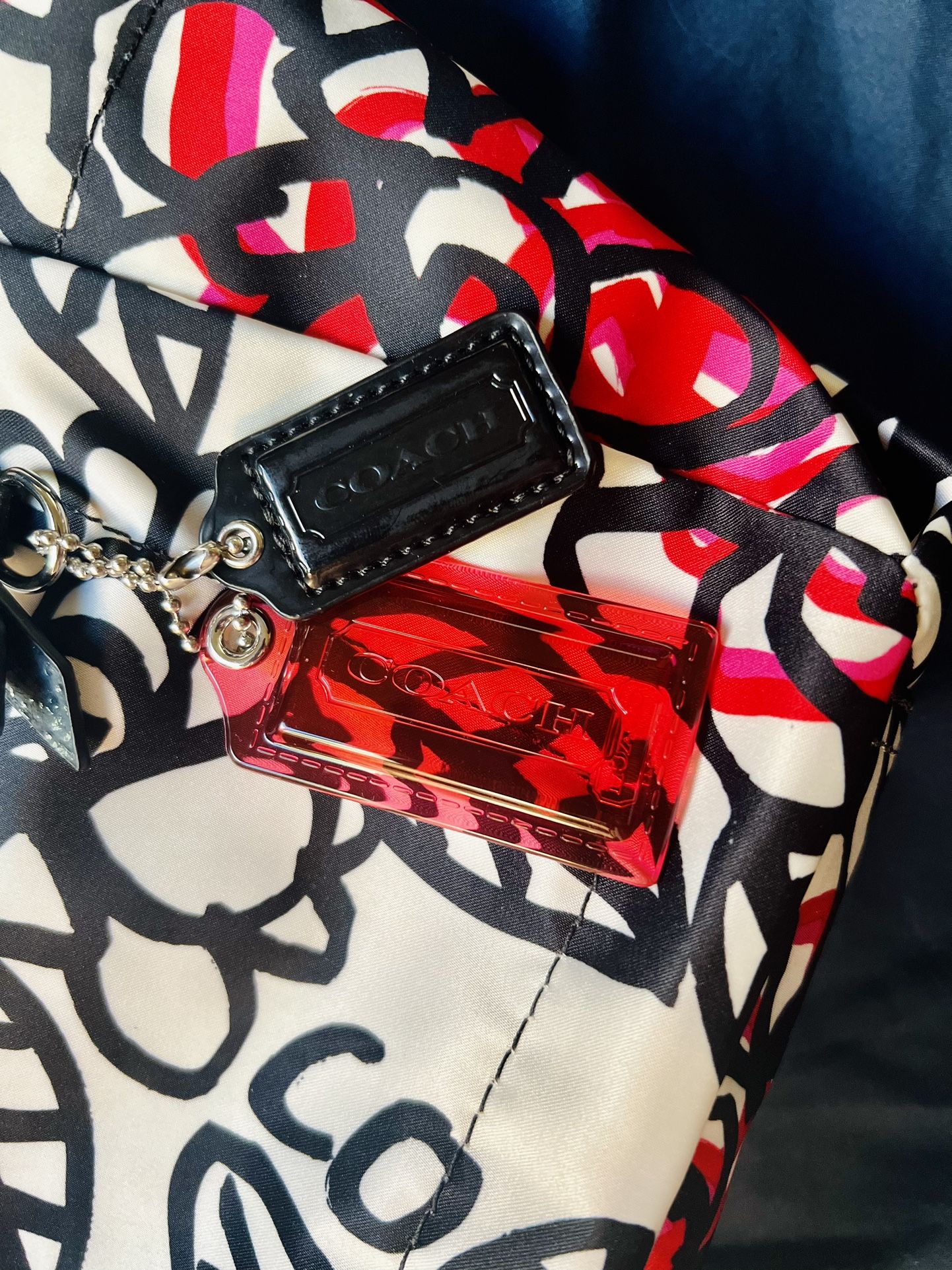 Coach Poppy Daisy Flower Backpack