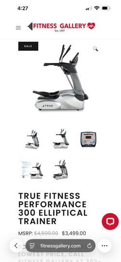 Free-TRUE FITNESS PERFORMANCE 300 ELLIPTICAL