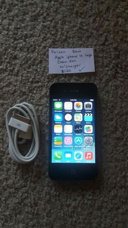 Verizon Apple iPhone 4 16gb clean esn w/ charger
