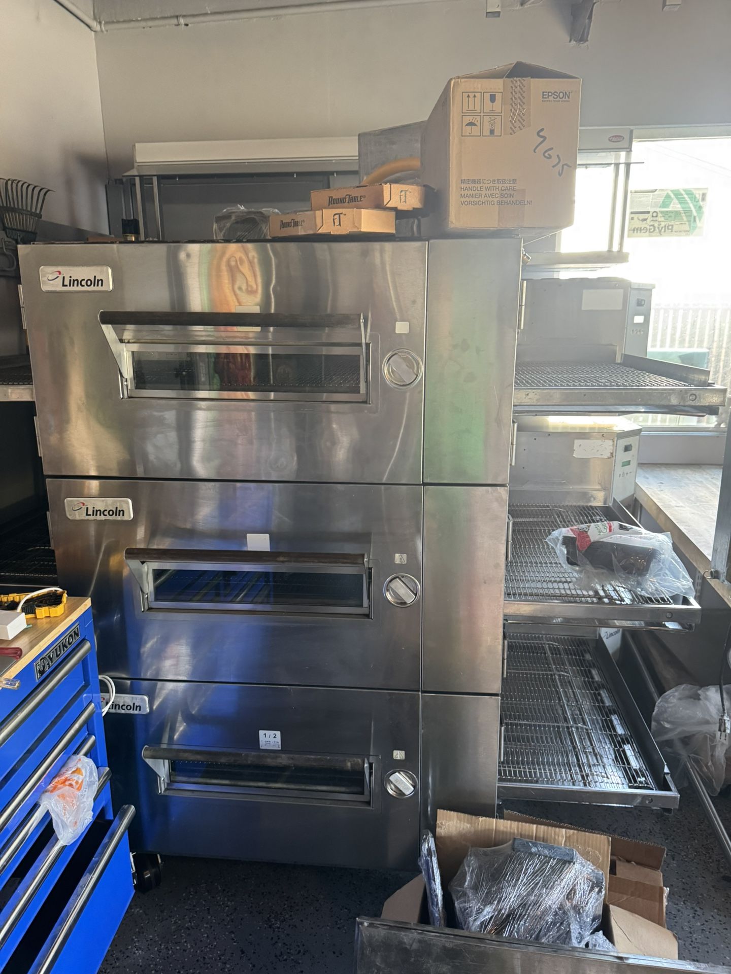Triple Deck Lincoln impinger 1600 Ovens