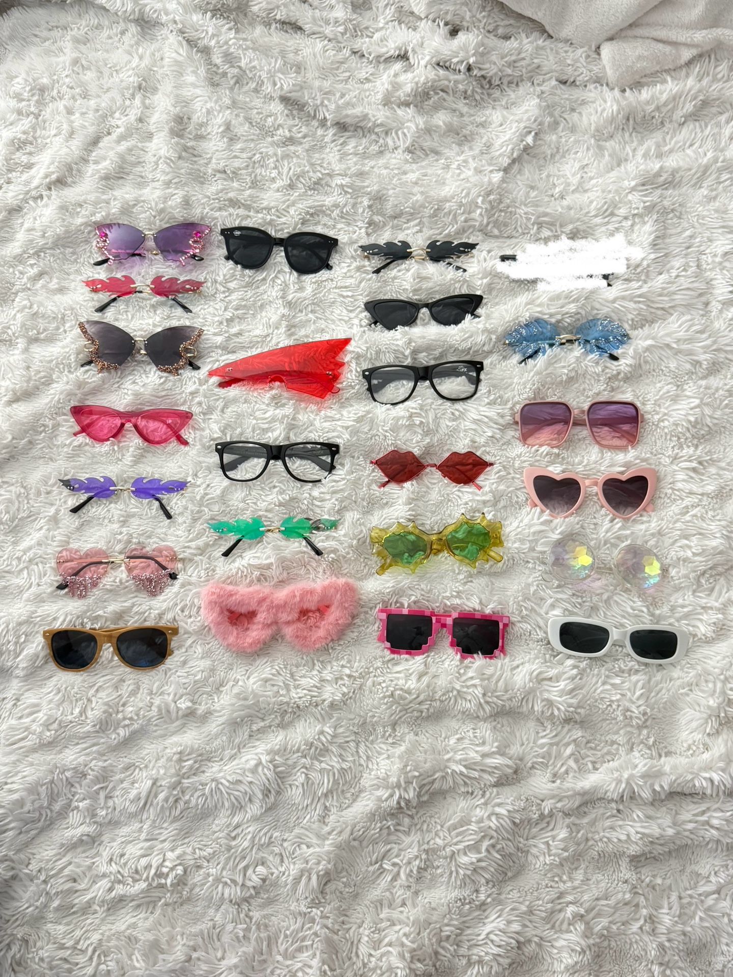 Bundle of 25+ Statement Sunglasses (Rave/Festival/Costume Style)