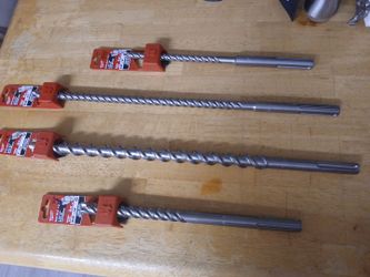 Drill bits for concrete and rebar