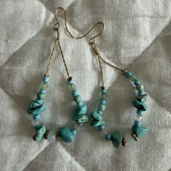 Women’s turquoise earrings, pet and smoke free home. Pick up Oviedo.