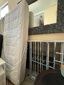 Free XL memory foam mattress with frame