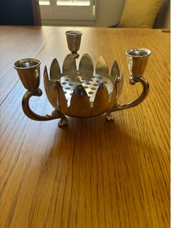 Vintage FBR Italy EP Brass Candleholder