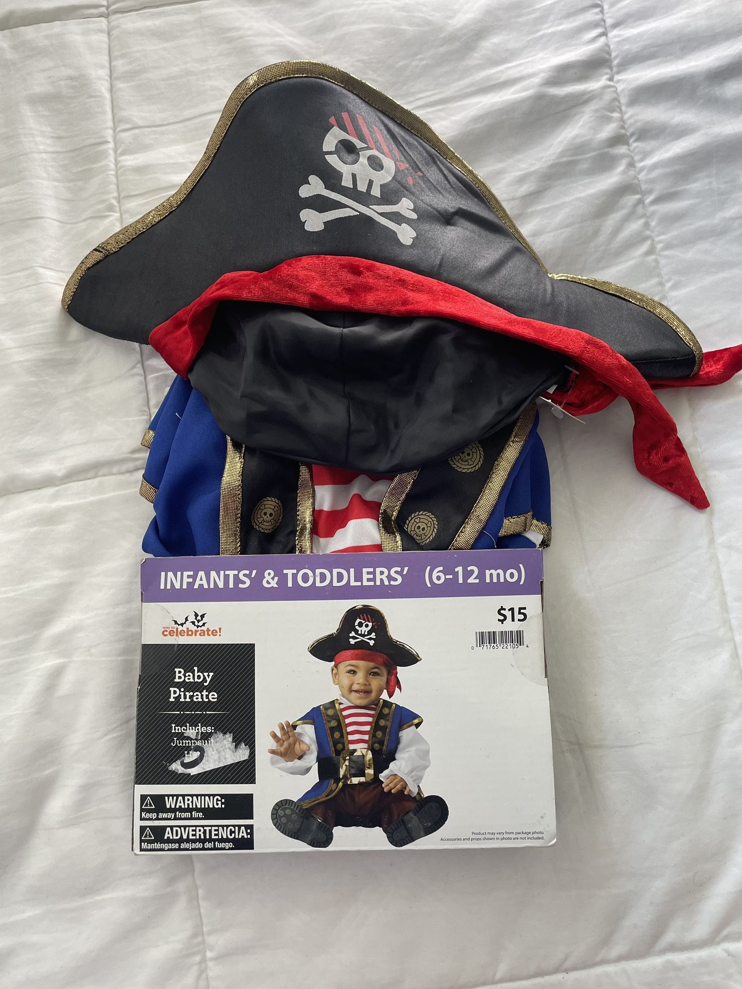 Pirate Costume (6-12 Months )