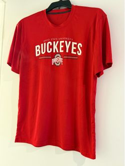 OHIO STATE UNIVERSITY BUCKEYES T-SHIRT Size L  Red