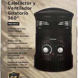 Pelonis 1500-Watt 360° Surround Fan Heater