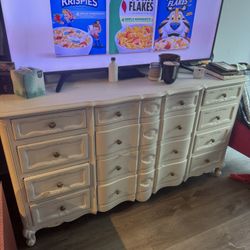 Solid Wood Credenza Dresser Tv Console 