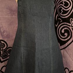 H&M Strapless Jean Dress