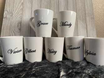 Personalized Mugs $15 each