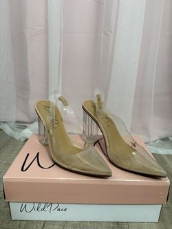 Wild Pair Clear Vinyl Heels