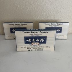 Yunnan Baiyao Capsules- 3 Boxes