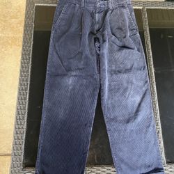 Blue Corduroy Pants 