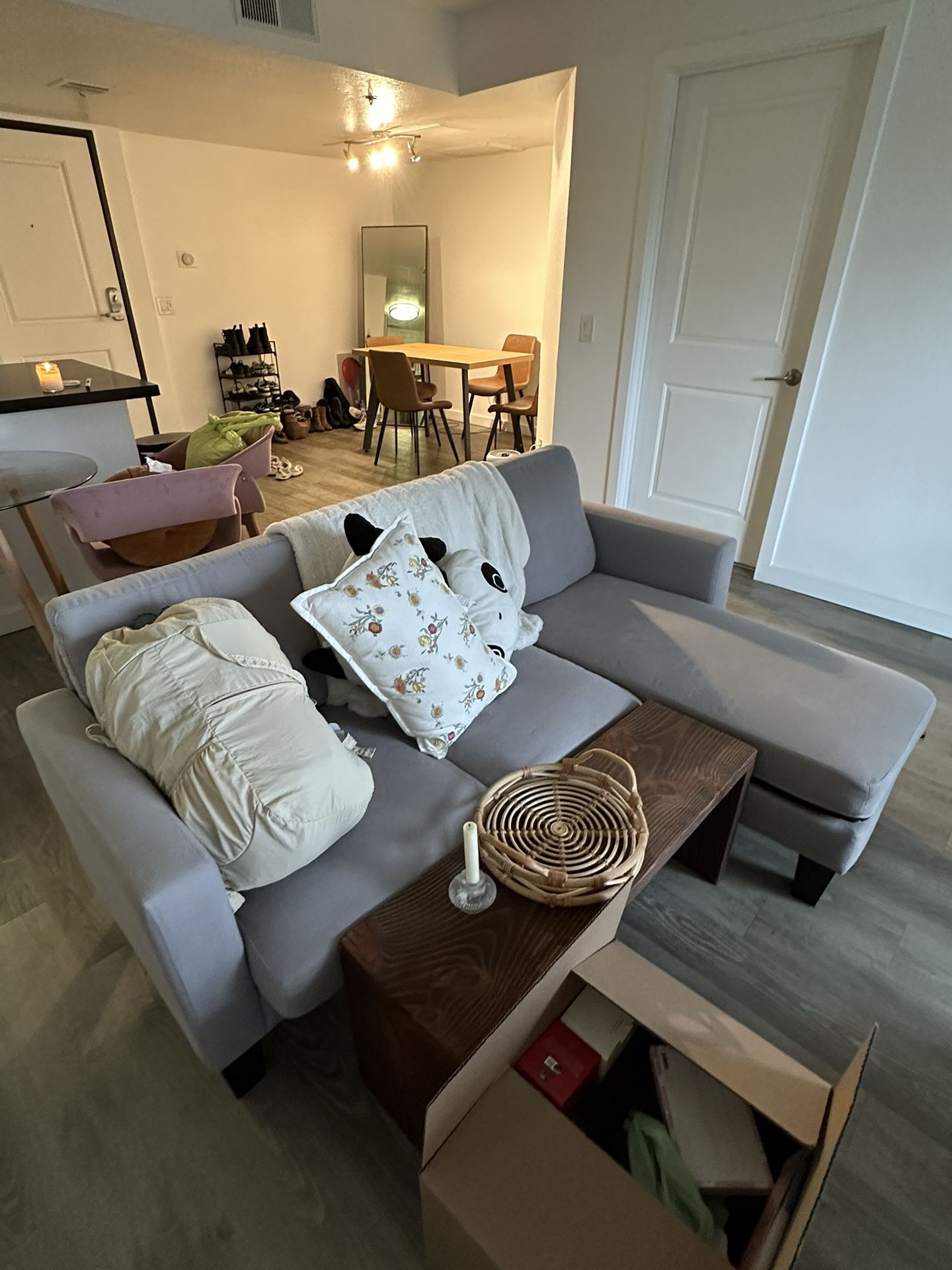 Grey couch 