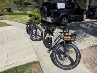 Pair of Rad Power Roadrunner e-bikes